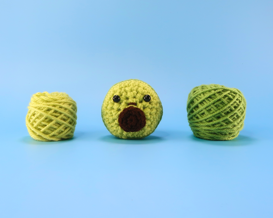 Avocado Crochet Kit & Pattern