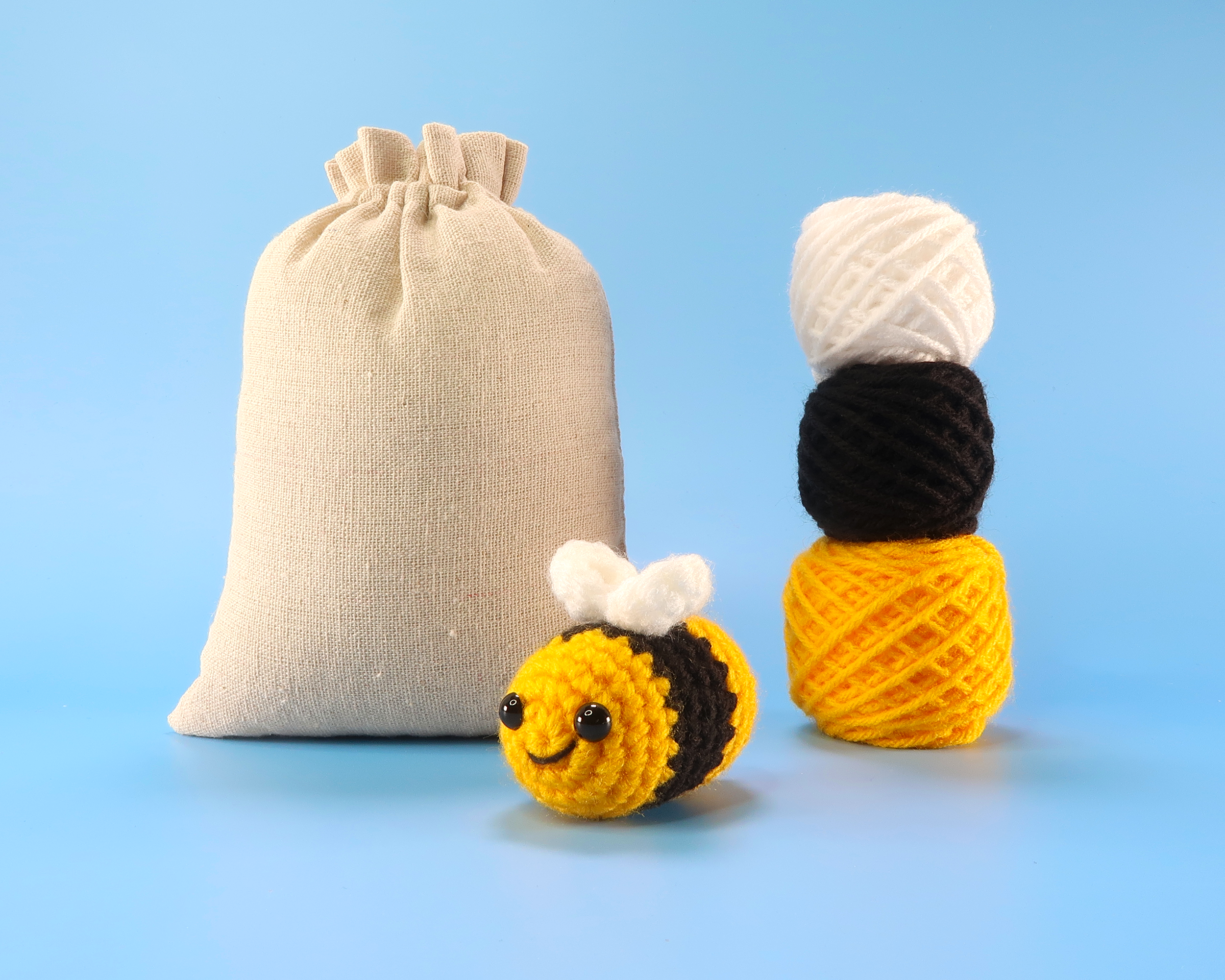 Anidaroel Cute Bee Beginner Crochet Kit, Crochet Starter Kit for Beginners  Adults, Crochet Knitting Kit with Step-by-Step Video Tutorials, Learn to  Knit Kits for Adults Beginner : : Home