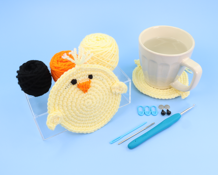 Henry The Hen Coaster Crochet Kit