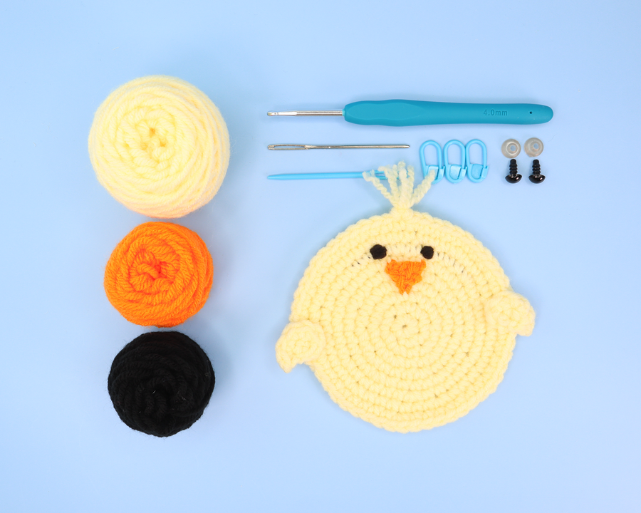 Henry The Hen Coaster Crochet Kit