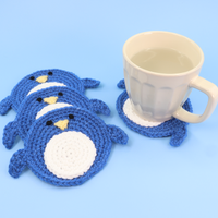 Pudgy The Penguin Coaster Crochet Kit