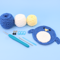 Pudgy The Penguin Coaster Crochet Kit