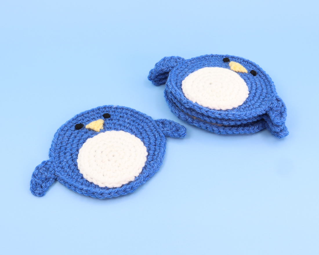 Pudgy The Penguin Coaster Crochet Kit