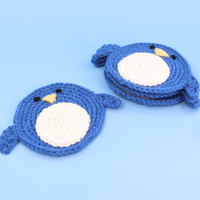 Pudgy The Penguin Coaster Crochet Kit