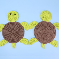 Shelldon The Turtle Coaster Crochet Kit