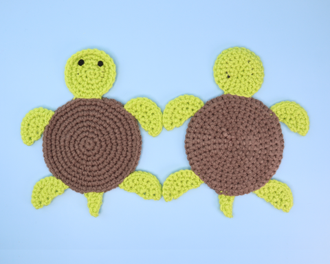 Shelldon The Turtle Coaster Crochet Kit
