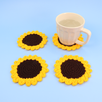 Sunflower Coaster Crochet Kit