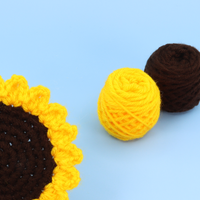 Sunflower Coaster Crochet Kit