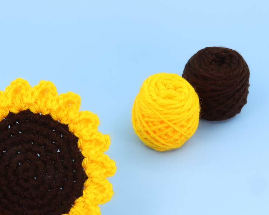 Sunflower Coaster Crochet Kit