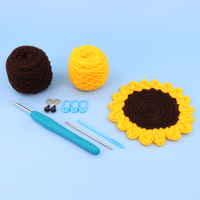 Sunflower Coaster Crochet Kit