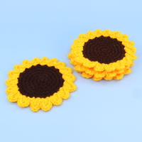 Sunflower Coaster Crochet Kit