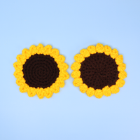 Sunflower Coaster Crochet Kit