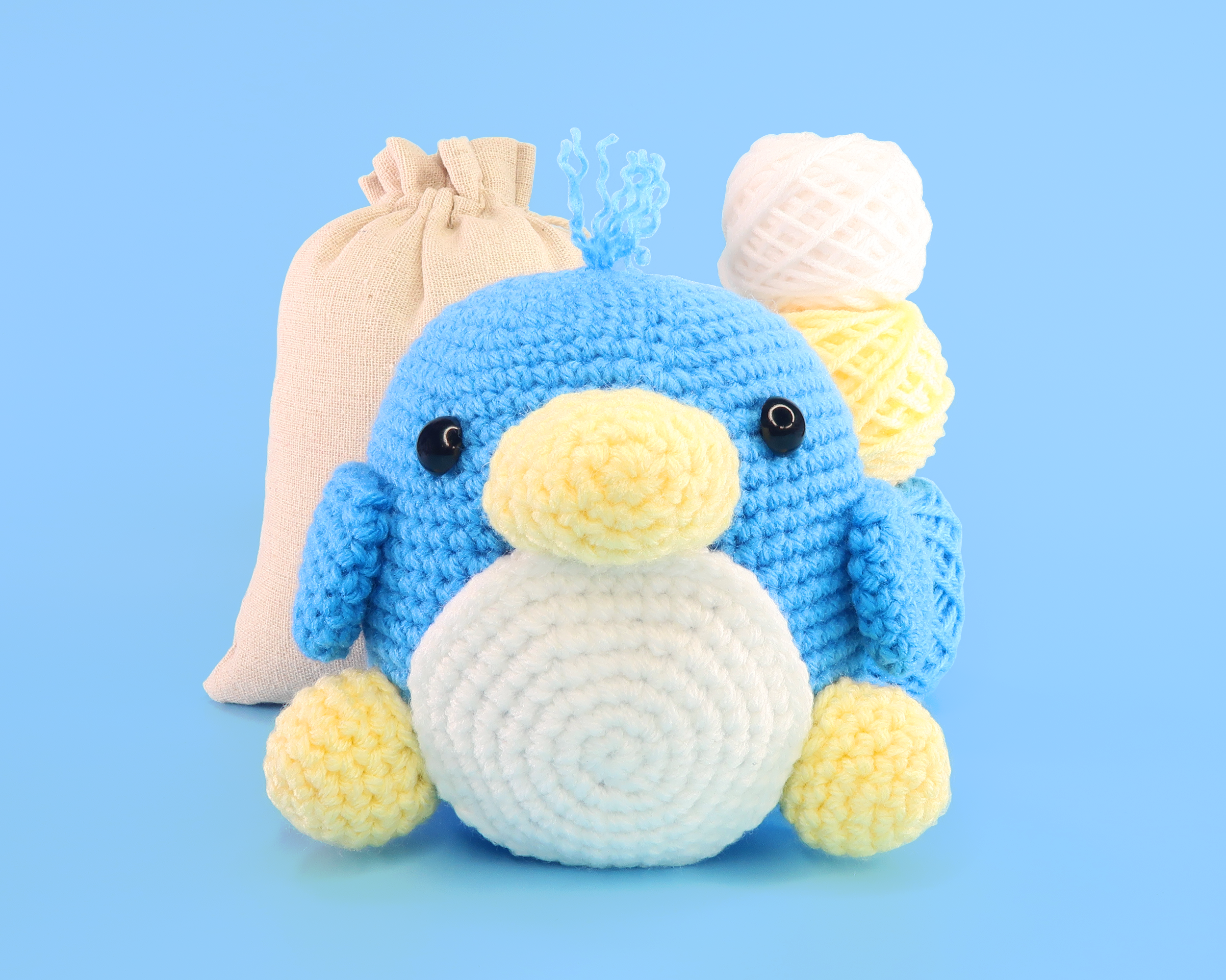 KIT CROCHET GRAND AMIGURUMI LICORNE Kits Crochet • Pingouin • Happywool