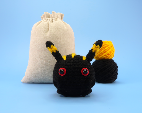Black Cat Ball Crochet Kit & Pattern