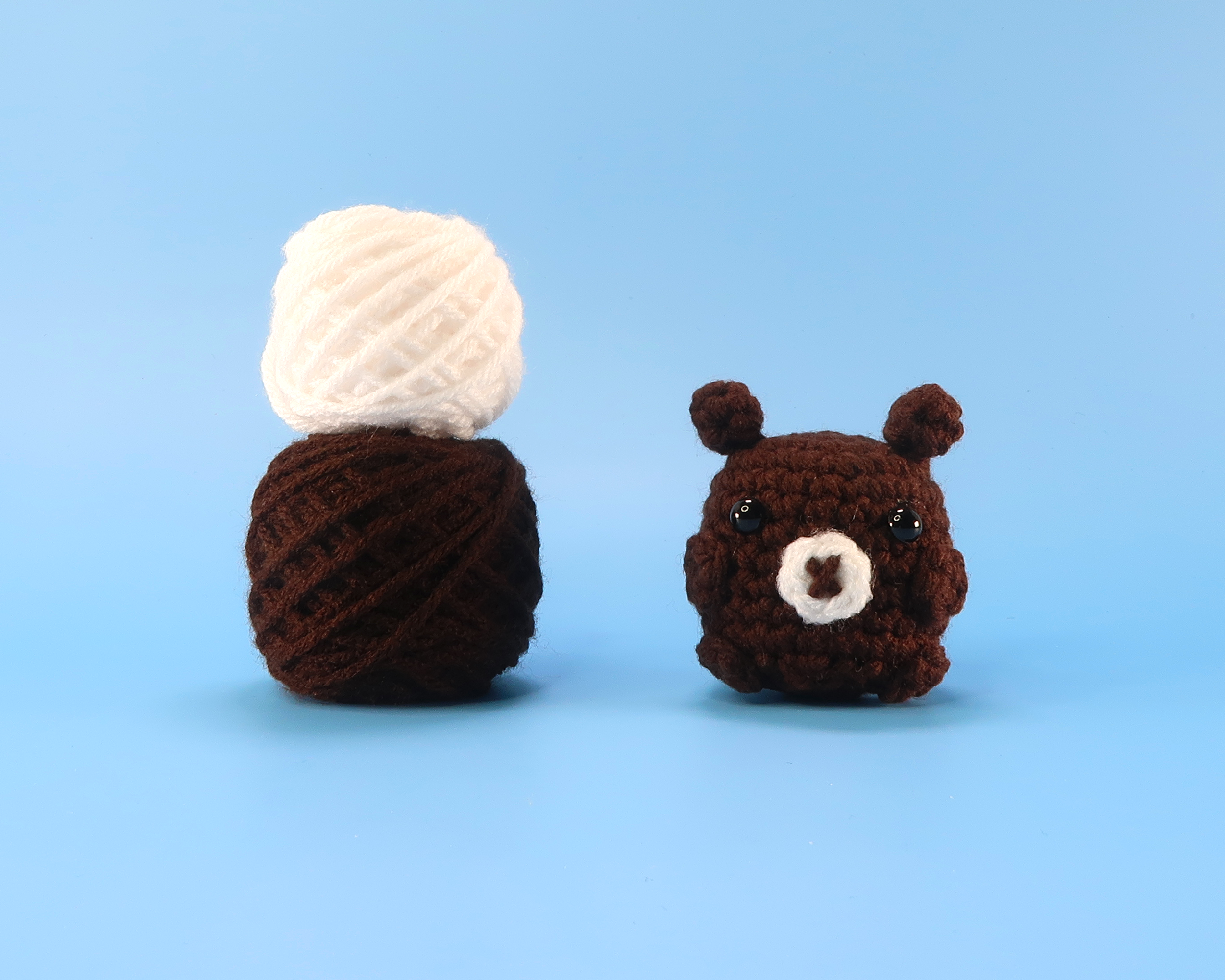 Brown Bear Crochet Kit & Pattern