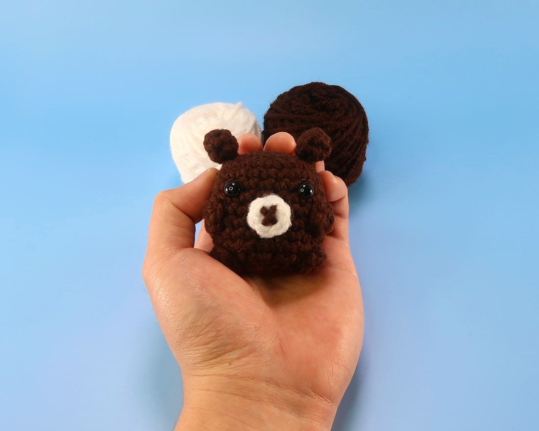 Brown Bear Crochet Kit & Pattern