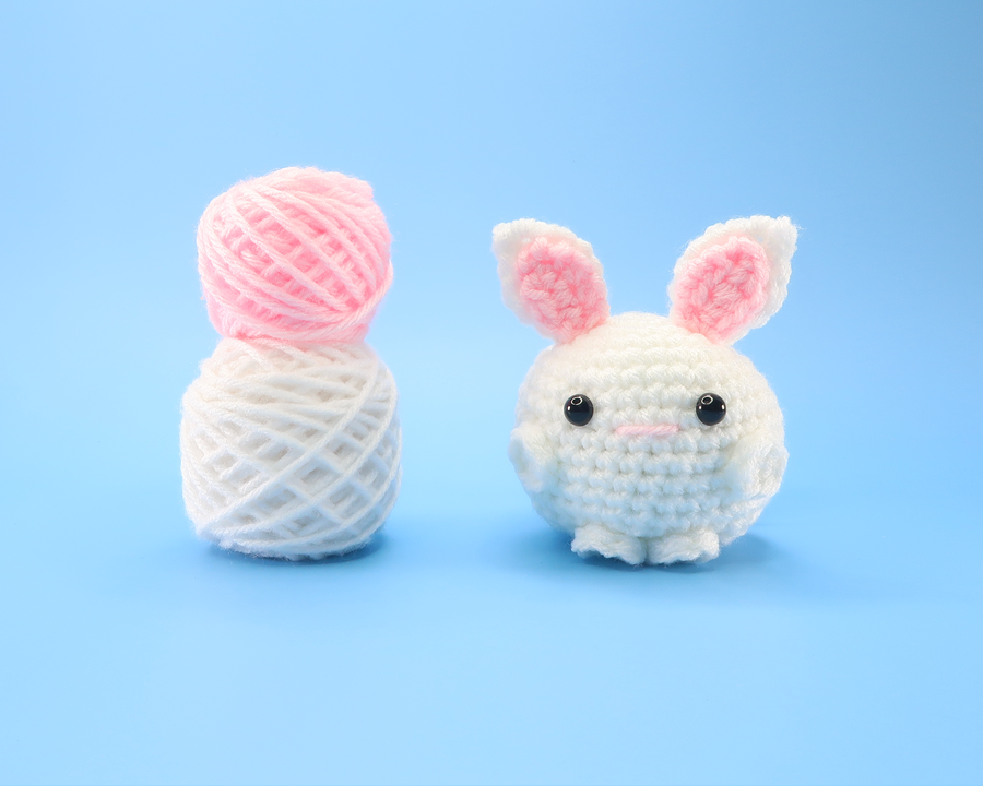 Bunny Ball Crochet Kit & Pattern