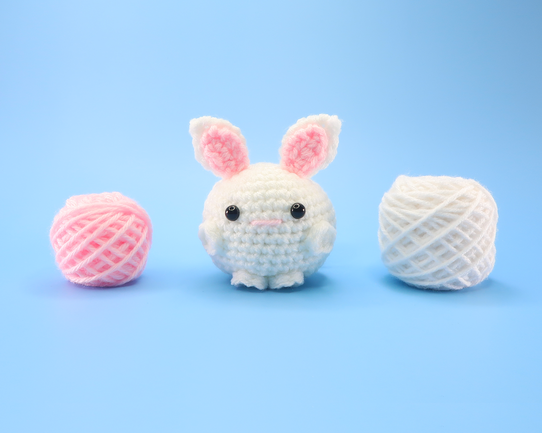 Bunny Ball Crochet Kit & Pattern