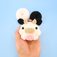 Cow Ball Crochet Kit & Pattern