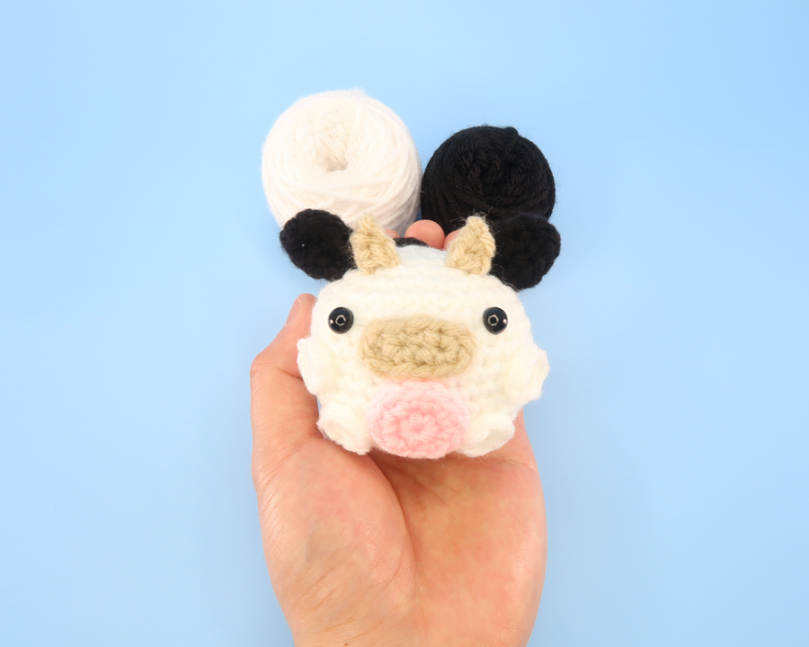 Cow Ball Crochet Kit & Pattern