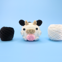 Cow Ball Crochet Kit & Pattern