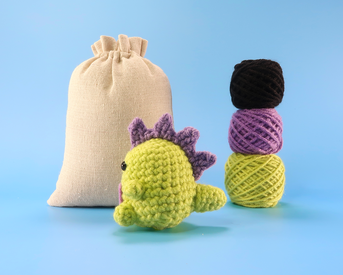 Dinosaur Crochet Kit & Pattern