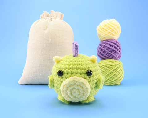 Dinozilla Ball Crochet Kit & Pattern