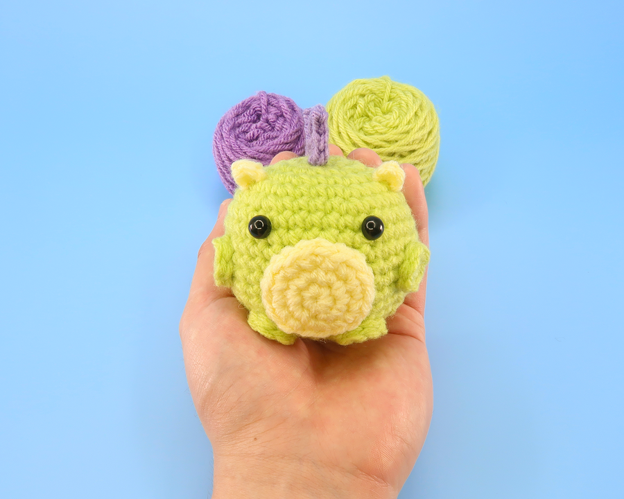 Dinozilla Ball Crochet Kit & Pattern