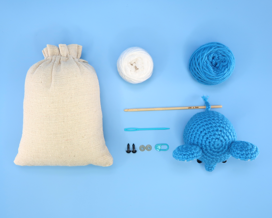 Elephant Ball Crochet Kit & Pattern