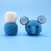 Elephant Ball Crochet Kit & Pattern