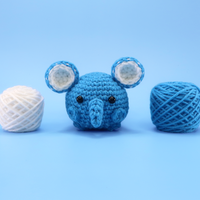 Elephant Ball Crochet Kit & Pattern