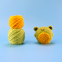 Frog Crochet Kit & Pattern