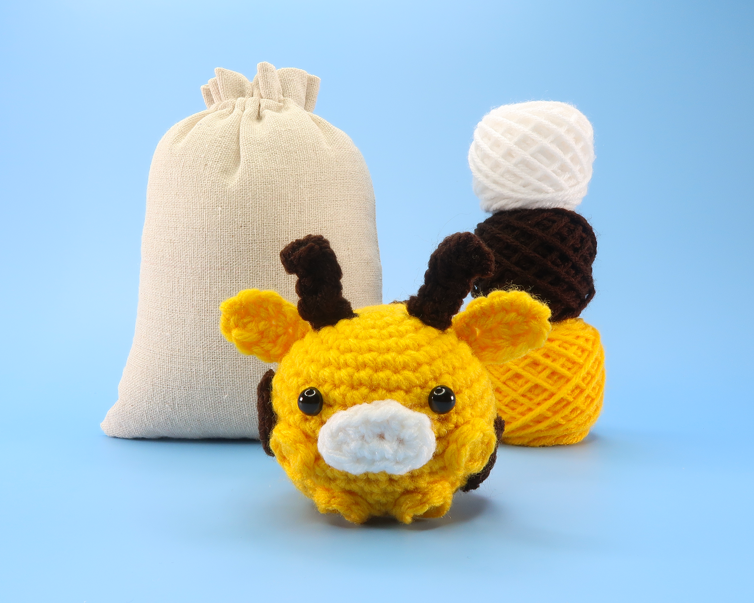 Giraffe Ball Crochet Kit & Pattern