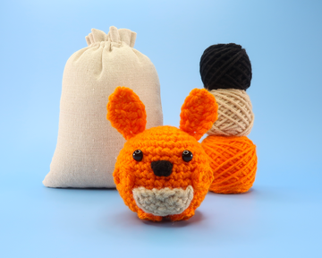 Kangaroo Ball Crochet Kit & Pattern