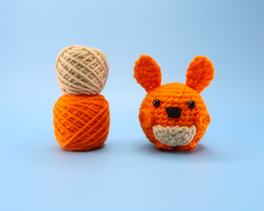 Kangaroo Ball Crochet Kit & Pattern