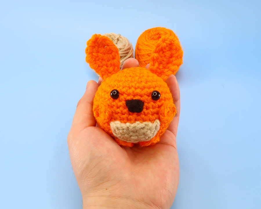 Kangaroo Ball Crochet Kit & Pattern