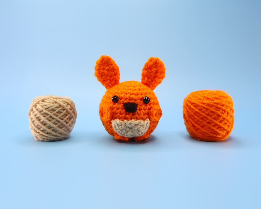 Kangaroo Ball Crochet Kit & Pattern