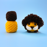 Lion Ball Crochet Kit & Pattern