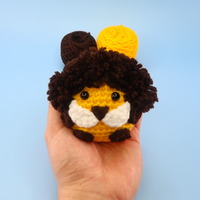 Lion Ball Crochet Kit & Pattern