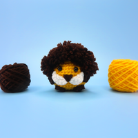 Lion Ball Crochet Kit & Pattern