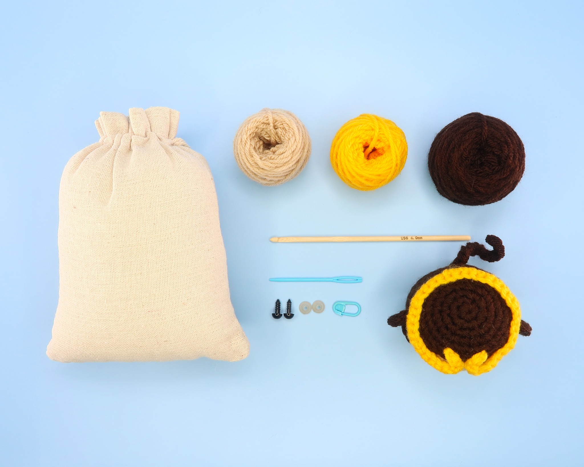 Monkey King Crochet Kit & Pattern | Beginner Crochet Kit | Animal ...