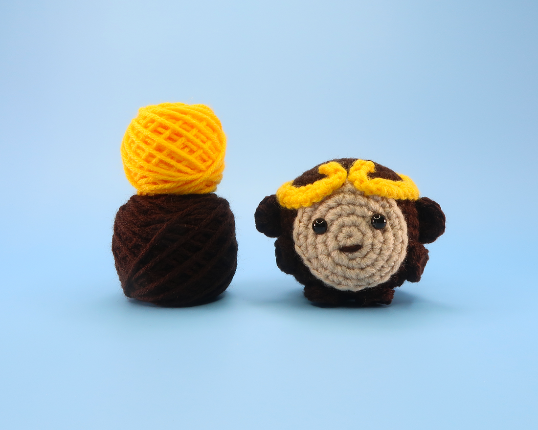 Monkey King Ball Crochet Kit & Pattern