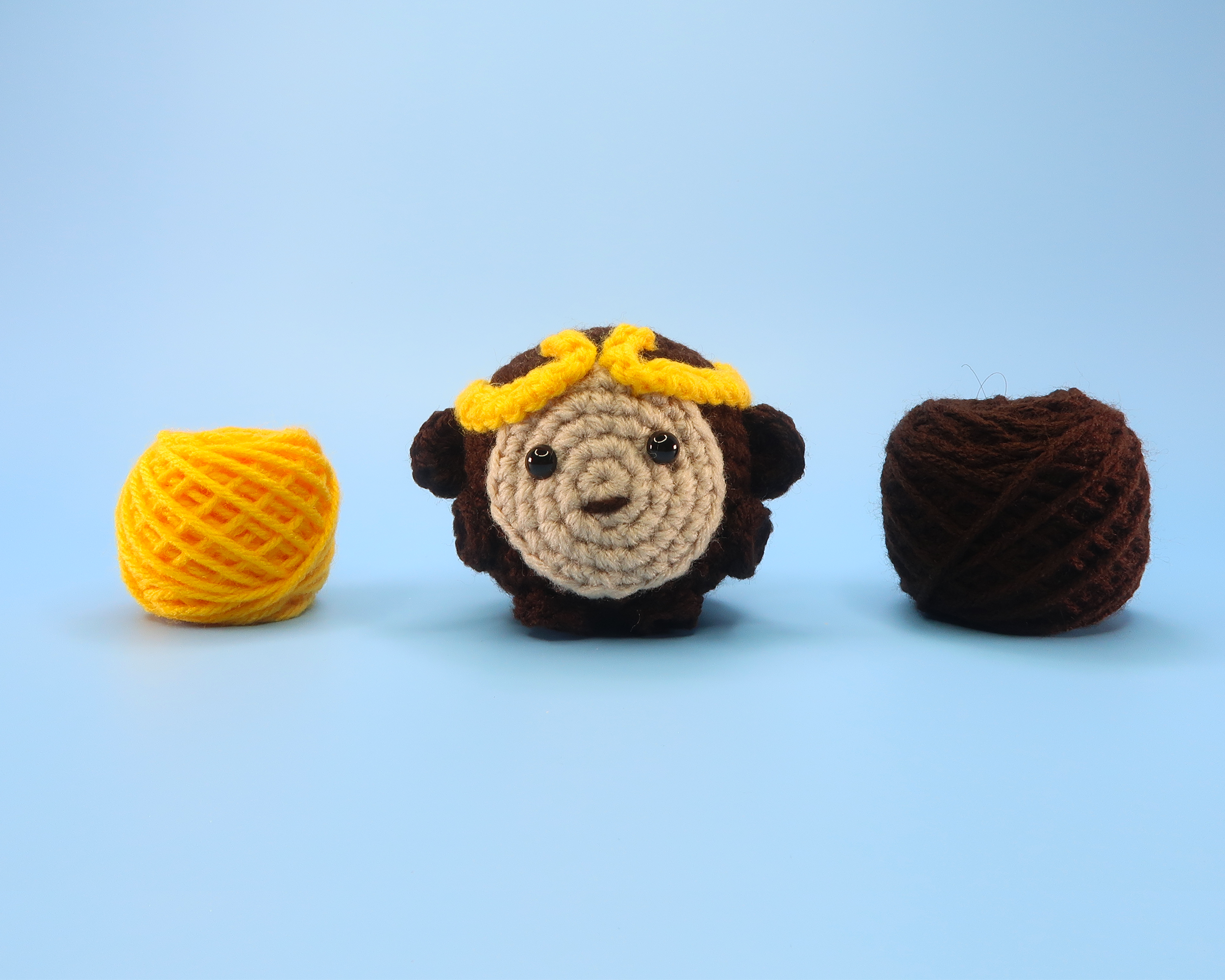 Monkey King Ball Crochet Kit & Pattern