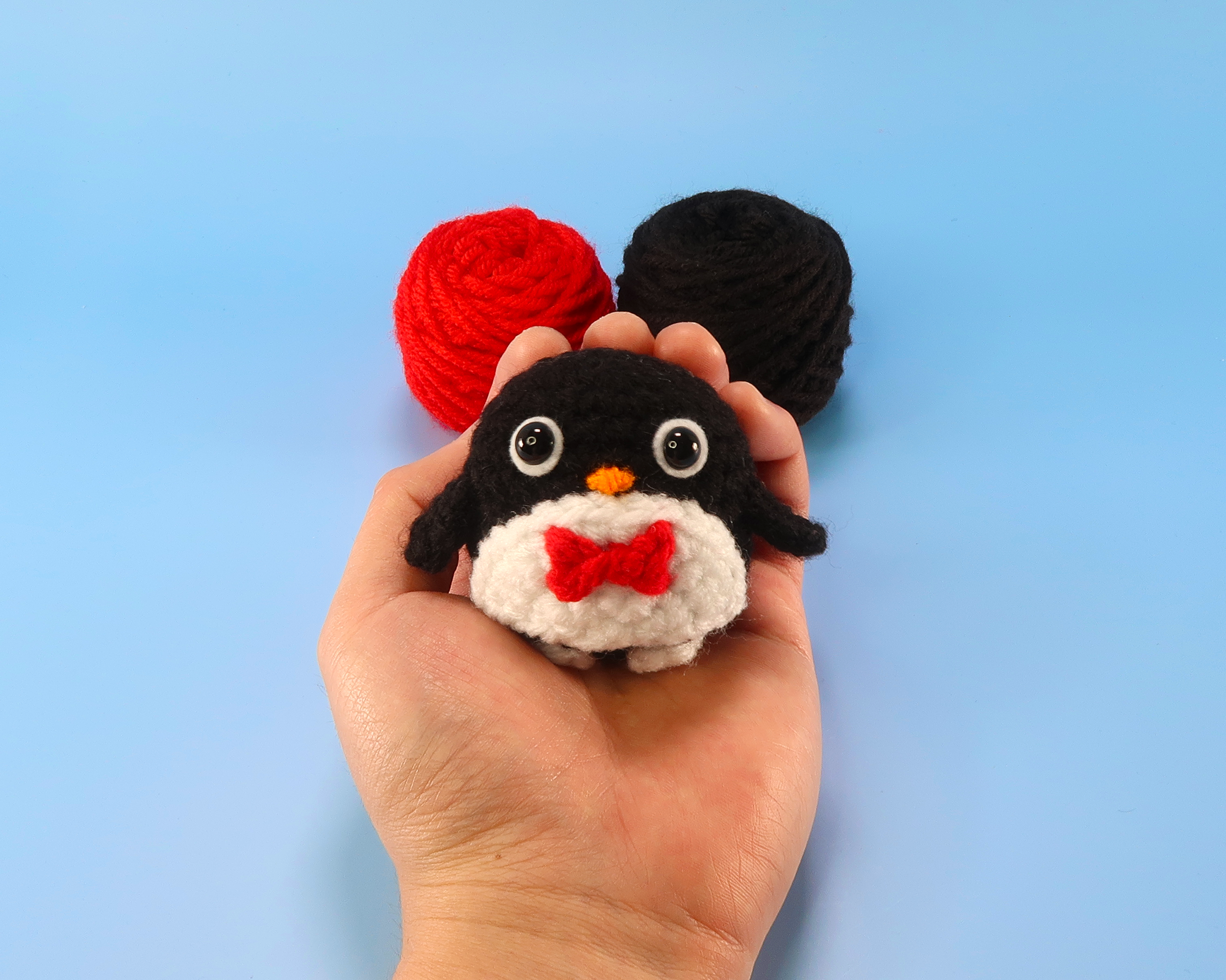 Mr. Penguin Crochet Kit & Pattern