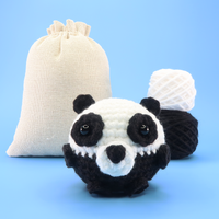 Panda Ball Crochet Kit & Pattern