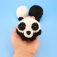 Panda Ball Crochet Kit & Pattern