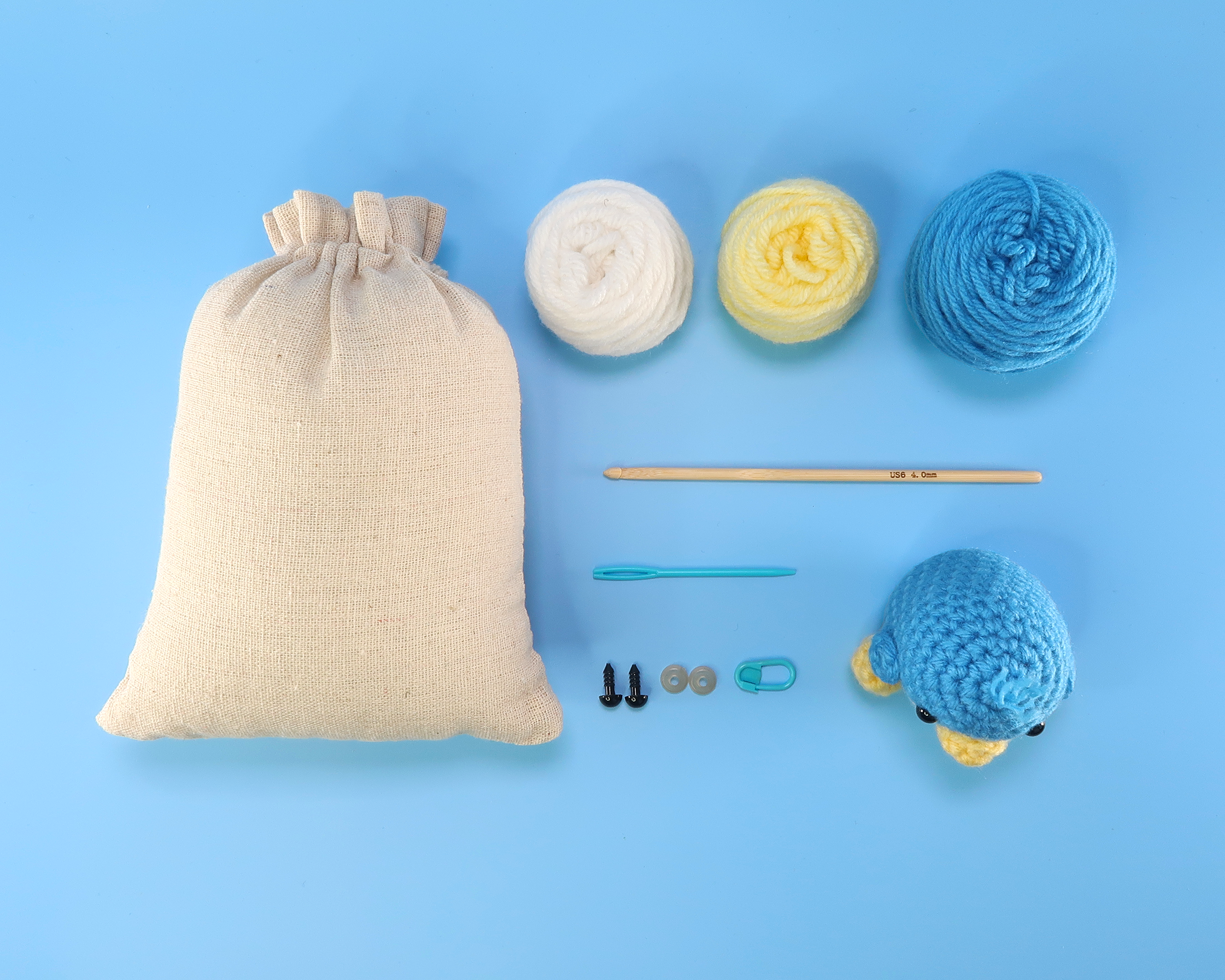 Penguin Crochet Kit & Pattern