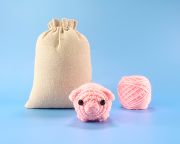 Baby Pig Crochet Kit & Pattern