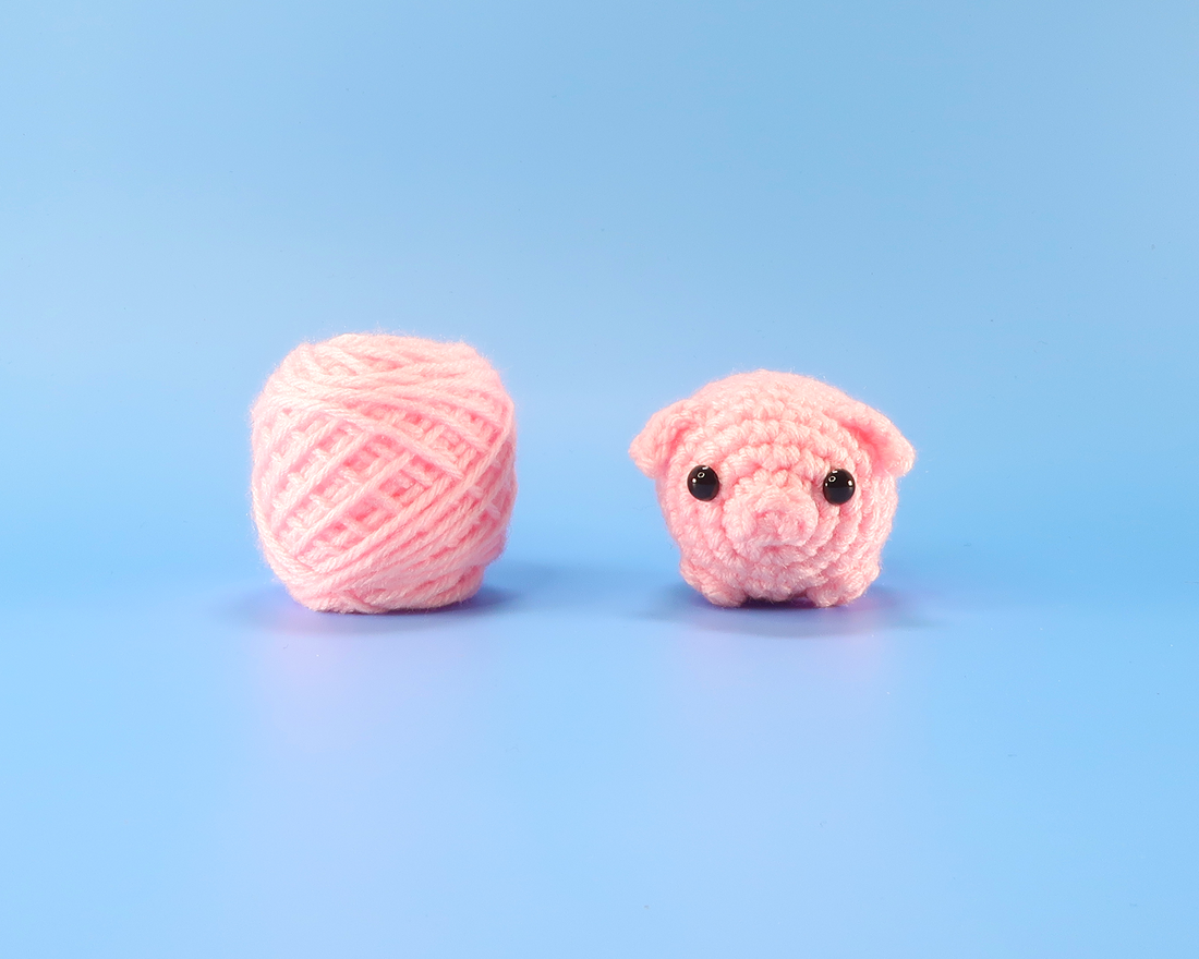 Baby Pig Crochet Kit & Pattern