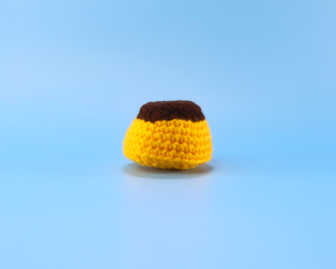 Purin Custard Pudding Crochet Kit & Pattern